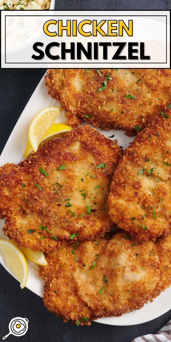 chicken schnitzel pin image
