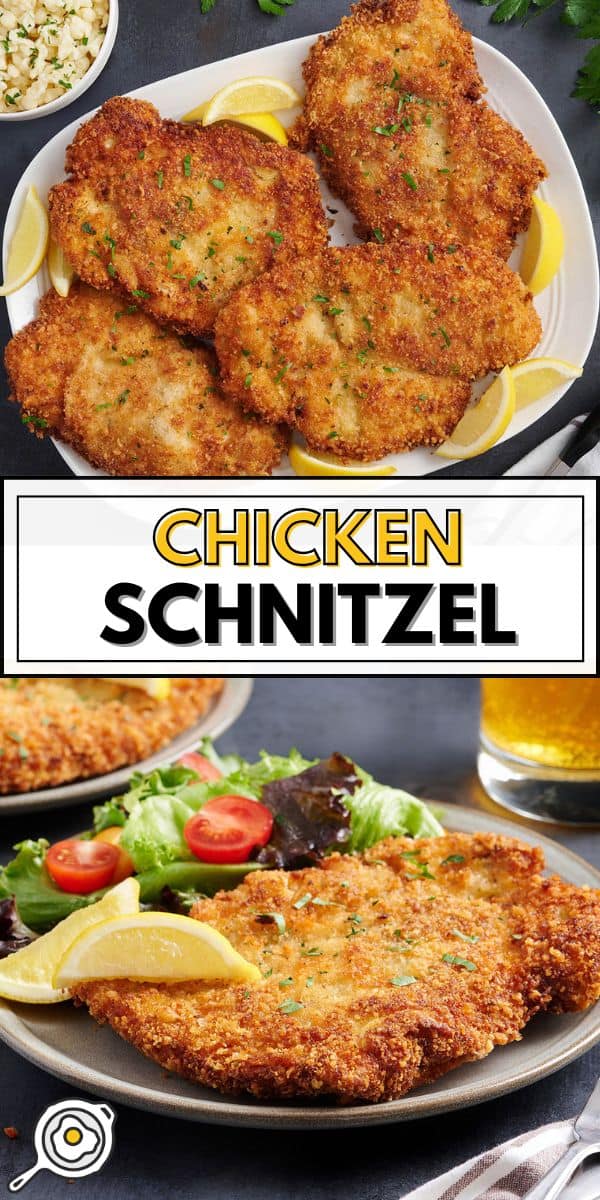 chicken schnitzel pin image