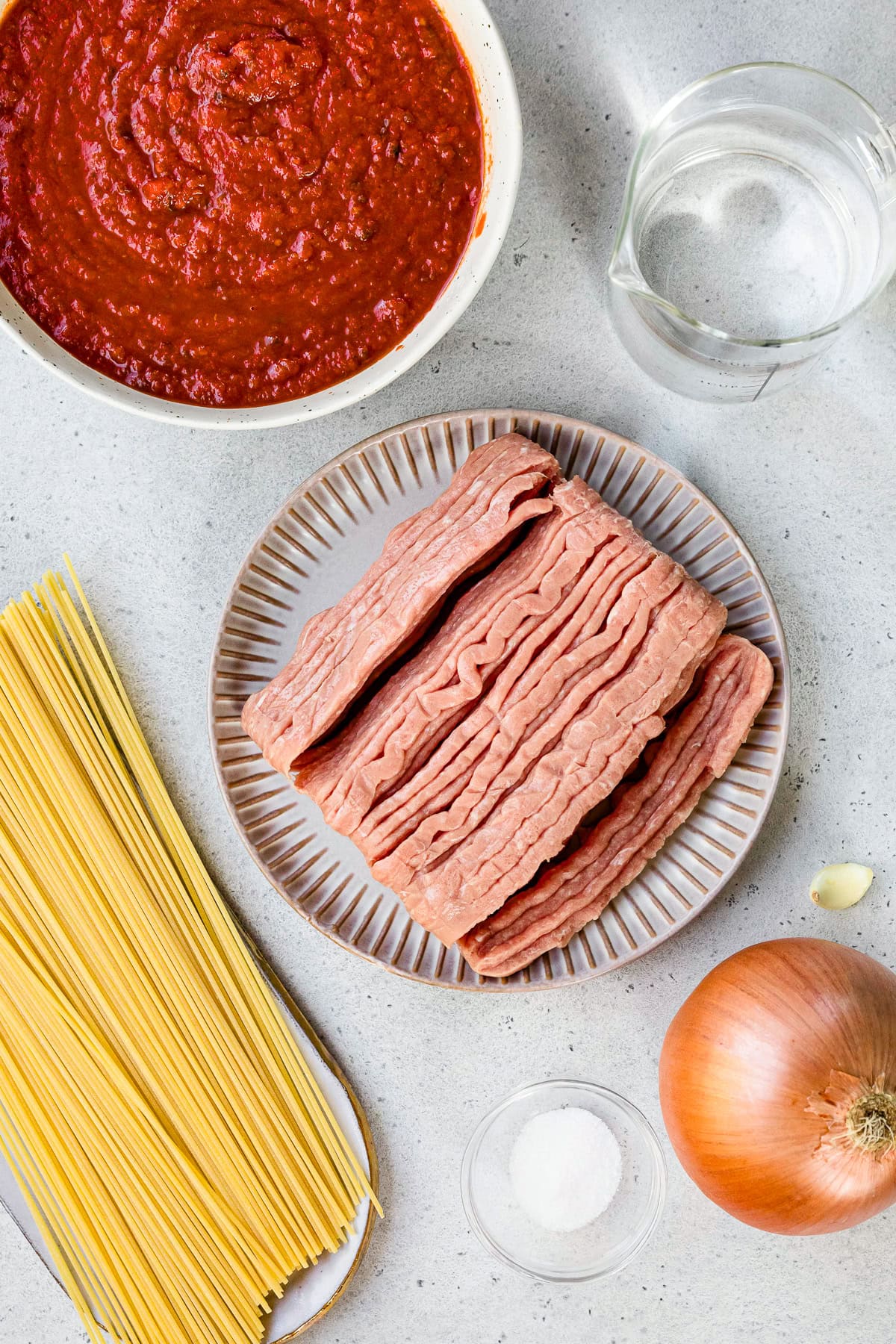 ingredients for instant pot spaghetti with ground turkey