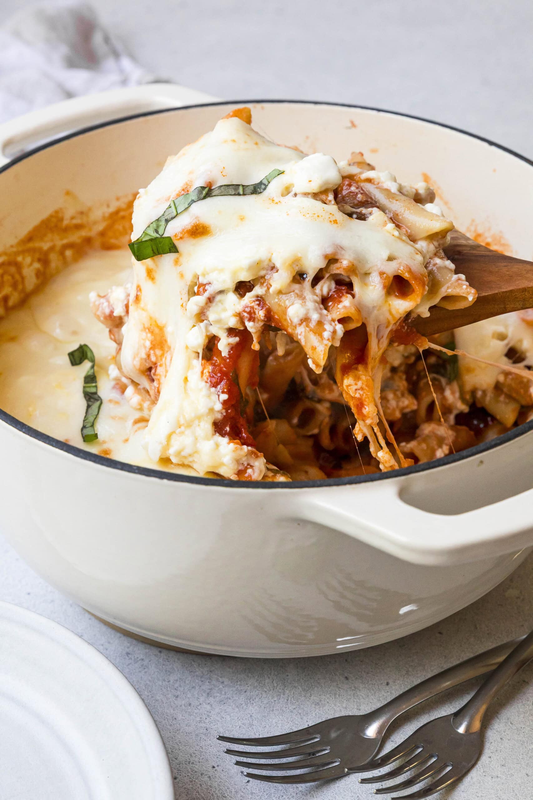 Skillet Protein Baked Ziti