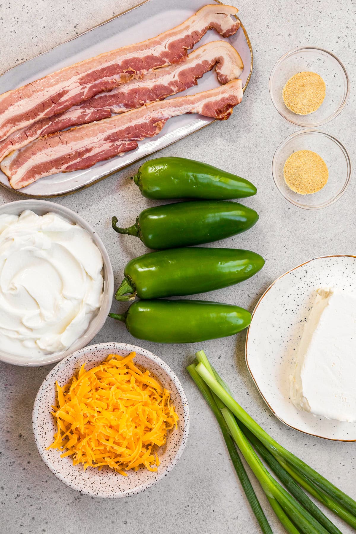 Jalapeño Popper Dip ingredients