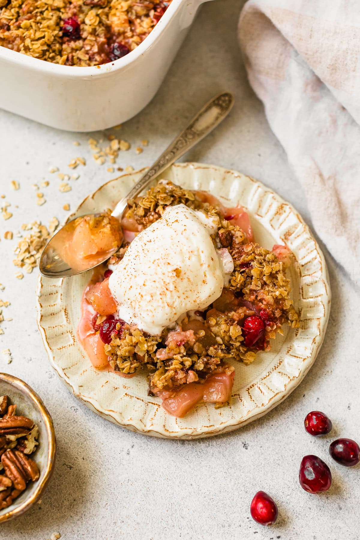 Cranberry Pear Crisp