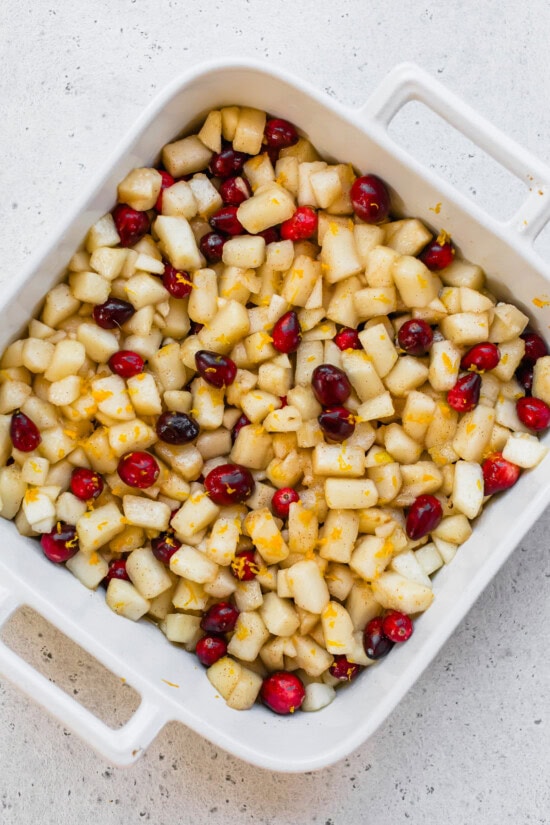 Cranberry Pear Crisp filling